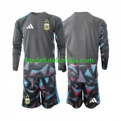 Camisola Guarda-redes 1º Equipamento Seleção Argentina World Cup 2026 Manga Comprida ,Criança Camisola Guarda-redes 1º Equipamento Seleção Argentina World Cup 2026 Manga Comprida ,Criança