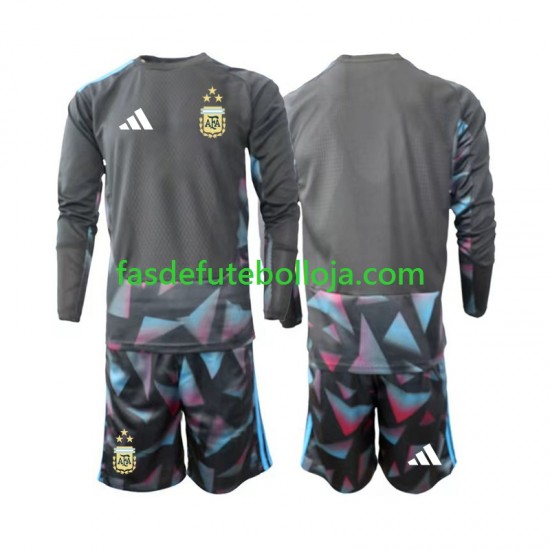 Camisola Guarda-redes 1º Equipamento Seleção Argentina World Cup 2026 Manga Comprida ,Criança Camisola Guarda-redes 1º Equipamento Seleção Argentina World Cup 2026 Manga Comprida ,Criança