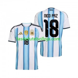 Camisola 1º Equipamento Seleção Argentina Nico Paz 18 World Cup 2026 Manga Curta ,Homem Camisola 1º Equipamento Seleção Argentina Nico Paz 18 World Cup 2026 Manga Curta ,Homem