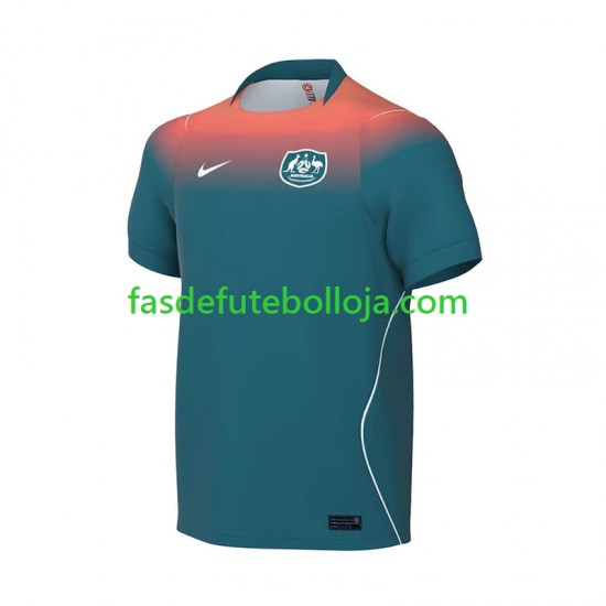 Camisola 2º Equipamento Seleção Australiana World Cup 2026 Manga Curta ,Homem Camisola 2º Equipamento Seleção Australiana World Cup 2026 Manga Curta ,Homem