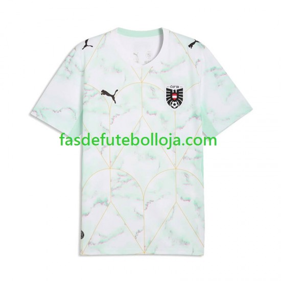 Camisola 2º Equipamento Seleção Austríaca World Cup 2026 Manga Curta ,Homem