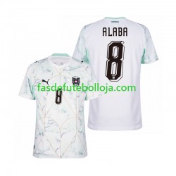 Camisola 2º Equipamento Seleção Austríaca David Alaba 8 World Cup 2026 Manga Curta ,Homem Camisola 2º Equipamento Seleção Austríaca David Alaba 8 World Cup 2026 Manga Curta ,Homem