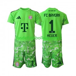 Camisola Guarda-redes 1º Equipamento Bayern de Munique Manuel Neuer 1 2026-2027 Manga Curta ,Criança
