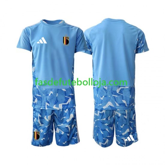 Camisola Guarda-redes 1º Equipamento Seleção Belga World Cup 2026 Manga Curta ,Criança Camisola Guarda-redes 1º Equipamento Seleção Belga World Cup 2026 Manga Curta ,Criança