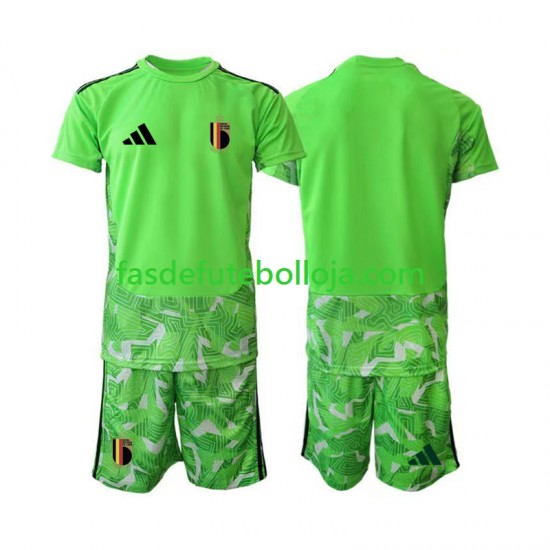Camisola Guarda-redes 3º Equipamento Seleção Belga World Cup 2026 Manga Curta ,Criança Camisola Guarda-redes 3º Equipamento Seleção Belga World Cup 2026 Manga Curta ,Criança