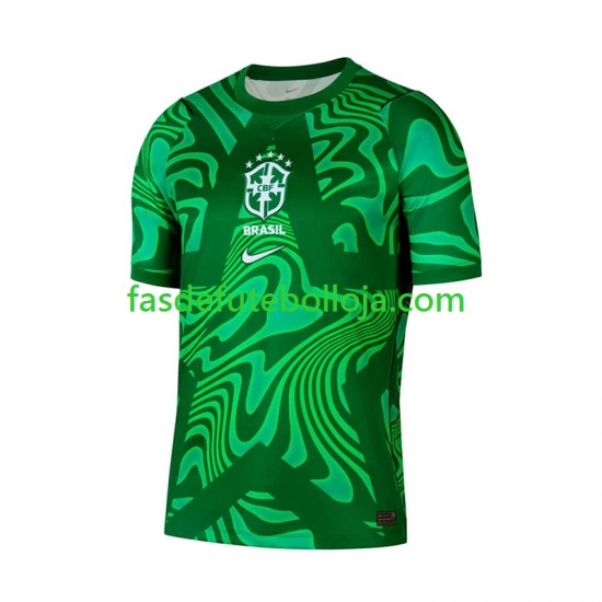 Camisola Guarda-redes 2º Equipamento Seleção Brasileira World Cup 2026 Manga Curta ,Homem Camisola Guarda-redes 2º Equipamento Seleção Brasileira World Cup 2026 Manga Curta ,Homem