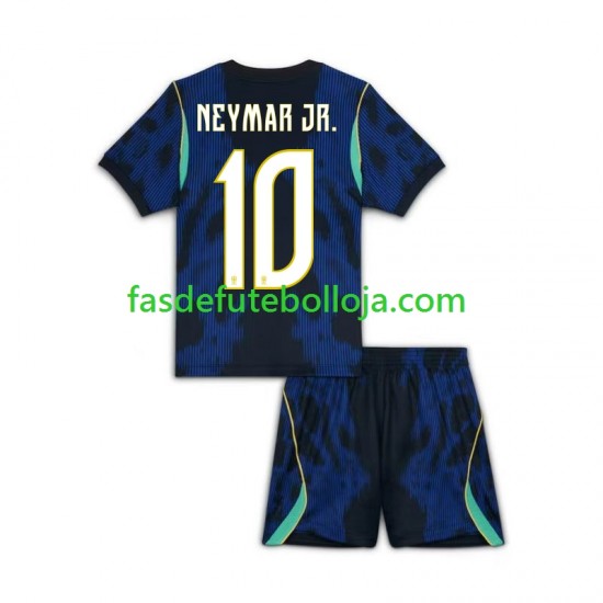 Camisola 2º Equipamento Seleção Brasileira Neymar JR 10 World Cup 2026 Manga Curta ,Criança Camisola 2º Equipamento Seleção Brasileira Neymar JR 10 World Cup 2026 Manga Curta ,Criança