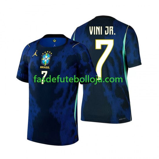 Camisola 2º Equipamento Seleção Brasileira Vinicius Junior 7 World Cup 2026 Manga Curta ,Homem Camisola 2º Equipamento Seleção Brasileira Vinicius Junior 7 World Cup 2026 Manga Curta ,Homem