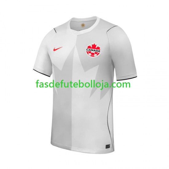 Camisola 2º Equipamento Seleção Canadense World Cup 2026 Manga Curta ,Homem