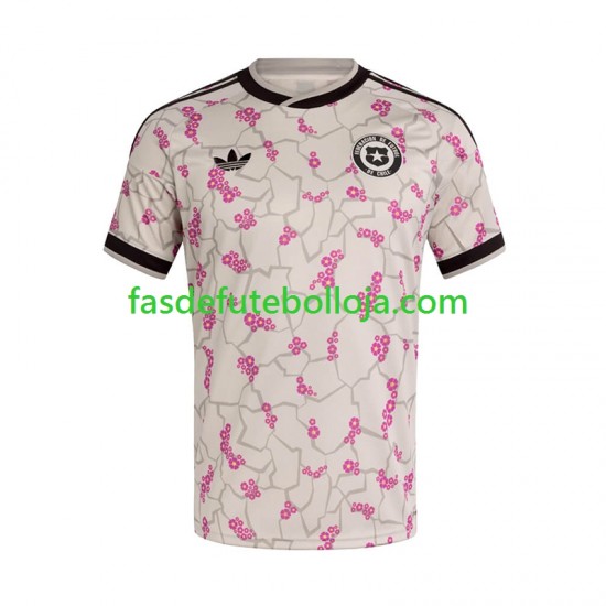 Camisola 2º Equipamento Seleção Chilena 2026 Manga Curta ,Homem