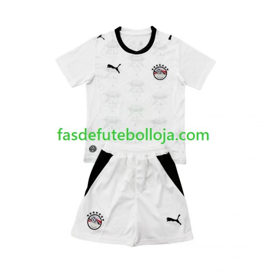 Camisola 2º Equipamento Seleção Egípcia World Cup 2026 Manga Curta ,Criança