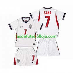 Camisola 1º Equipamento Seleção Inglesa Bukayo Saka 7 World Cup 2026 Manga Curta ,Criança Camisola 1º Equipamento Seleção Inglesa Bukayo Saka 7 World Cup 2026 Manga Curta ,Criança
