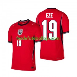 Camisola 2º Equipamento Seleção Inglesa Eberechi Eze 19 World Cup 2026 Manga Curta ,Homem
