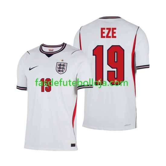 Camisola 1º Equipamento Seleção Inglesa Eberechi Eze 19 World Cup 2026 Manga Curta ,Homem Camisola 1º Equipamento Seleção Inglesa Eberechi Eze 19 World Cup 2026 Manga Curta ,Homem