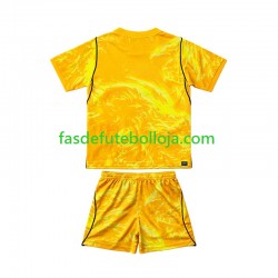 Camisola Guarda-redes 4º Equipamento Seleção Inglesa World Cup 2026 Manga Curta ,Criança
