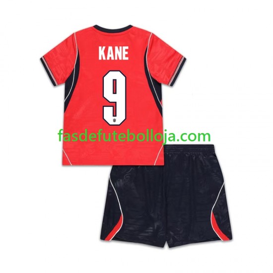Camisola 2º Equipamento Seleção Inglesa Harry Kane 9 World Cup 2026 Manga Curta ,Criança Camisola 2º Equipamento Seleção Inglesa Harry Kane 9 World Cup 2026 Manga Curta ,Criança
