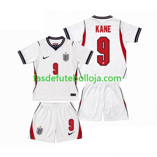 Camisola 1º Equipamento Seleção Inglesa Harry Kane 9 World Cup 2026 Manga Curta ,Criança Camisola 1º Equipamento Seleção Inglesa Harry Kane 9 World Cup 2026 Manga Curta ,Criança