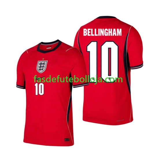 Camisola 2º Equipamento Seleção Inglesa Jude Bellingham 10 World Cup 2026 Manga Curta ,Homem Camisola 2º Equipamento Seleção Inglesa Jude Bellingham 10 World Cup 2026 Manga Curta ,Homem