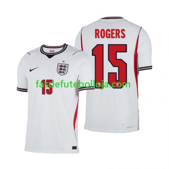 Camisola 1º Equipamento Seleção Inglesa Morgan Rogers 15 World Cup 2026 Manga Curta ,Homem Camisola 1º Equipamento Seleção Inglesa Morgan Rogers 15 World Cup 2026 Manga Curta ,Homem