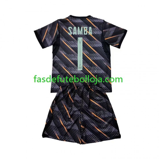 Camisola Guarda-redes 1º Equipamento Seleção Francesa Brice Samba 1 World Cup 2026 Manga Curta ,Criança Camisola Guarda-redes 1º Equipamento Seleção Francesa Brice Samba 1 World Cup 2026 Manga Curta ,Criança