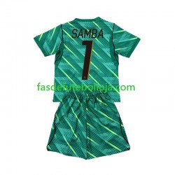 Camisola Guarda-redes 3º Equipamento Seleção Francesa Brice Samba 1 World Cup 2026 Manga Curta ,Criança