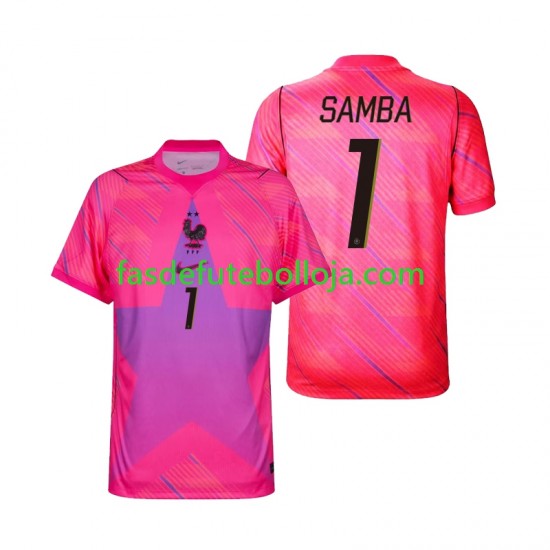 Camisola Guarda-redes 2º Equipamento Seleção Francesa Brice Samba 1 World Cup 2026 Manga Curta ,Homem Camisola Guarda-redes 2º Equipamento Seleção Francesa Brice Samba 1 World Cup 2026 Manga Curta ,Homem