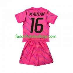 Camisola Guarda-redes 2º Equipamento Seleção Francesa Mike Maignan 16 World Cup 2026 Manga Curta ,Criança