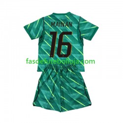 Camisola Guarda-redes 3º Equipamento Seleção Francesa Mike Maignan 16 World Cup 2026 Manga Curta ,Criança