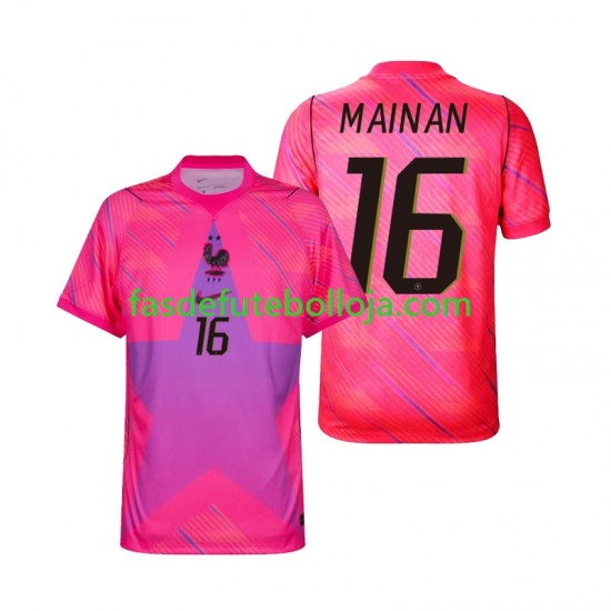 Camisola Guarda-redes 2º Equipamento Seleção Francesa Mike Maignan 16 World Cup 2026 Manga Curta ,Homem