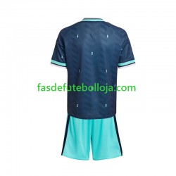 Camisola 2º Equipamento Seleção Alemã World Cup 2026 Manga Curta ,Criança