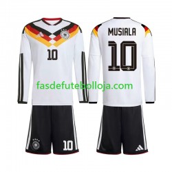 Camisola 1º Equipamento Seleção Alemã Jamal Musiala 10 World Cup 2026 Manga Comprida ,Criança Camisola 1º Equipamento Seleção Alemã Jamal Musiala 10 World Cup 2026 Manga Comprida ,Criança