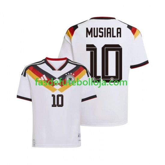 Camisola 1º Equipamento Seleção Alemã Jamal Musiala 10 World Cup 2026 Manga Curta ,Homem Camisola 1º Equipamento Seleção Alemã Jamal Musiala 10 World Cup 2026 Manga Curta ,Homem