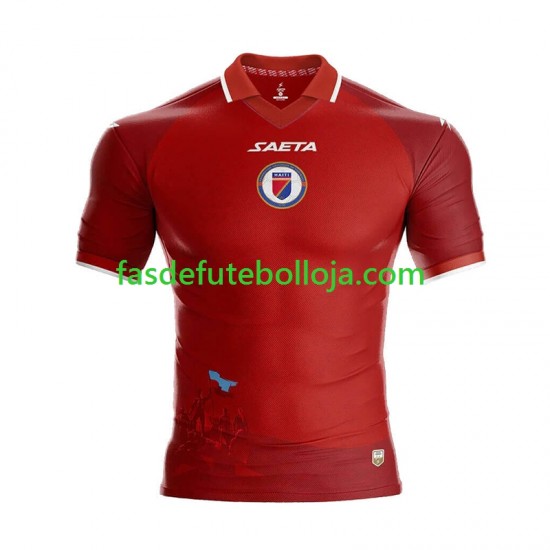 Camisola 3º Equipamento Haiti World Cup 2026 Manga Curta ,Homem