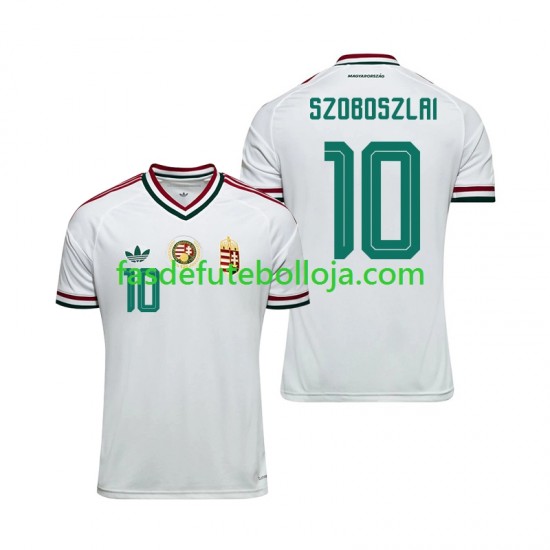 Camisola 2º Equipamento Seleção Húngara Dominik Szoboszlai 10 World Cup 2026 Manga Curta ,Homem Camisola 2º Equipamento Seleção Húngara Dominik Szoboszlai 10 World Cup 2026 Manga Curta ,Homem