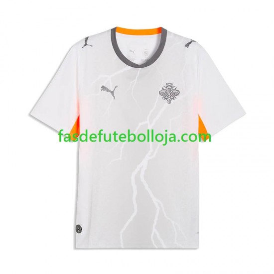 Camisola 2º Equipamento Seleção Islandesa 2026 Manga Curta ,Homem
