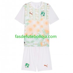 Camisola 2º Equipamento Seleção Marfinense World Cup 2026 Manga Curta ,Criança