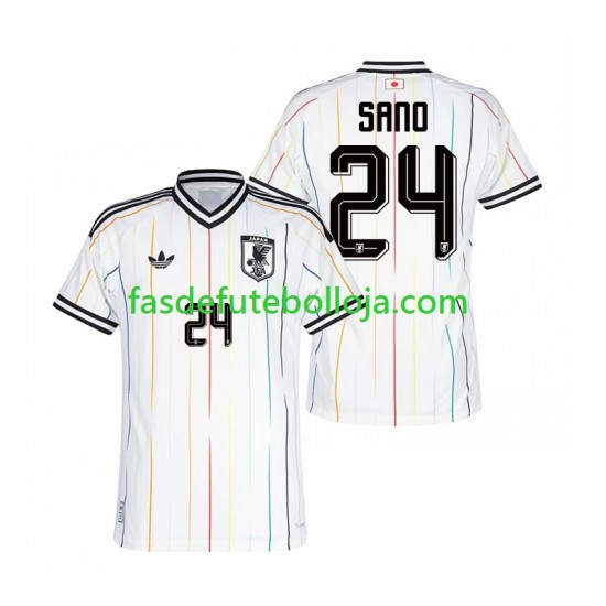 Camisola 2º Equipamento Seleção Japonesa Kaishu Sano 24 World Cup 2026 Manga Curta ,Homem Camisola 2º Equipamento Seleção Japonesa Kaishu Sano 24 World Cup 2026 Manga Curta ,Homem