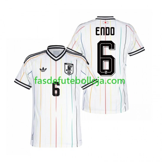 Camisola 2º Equipamento Seleção Japonesa Wataru Endo 6 World Cup 2026 Manga Curta ,Homem Camisola 2º Equipamento Seleção Japonesa Wataru Endo 6 World Cup 2026 Manga Curta ,Homem