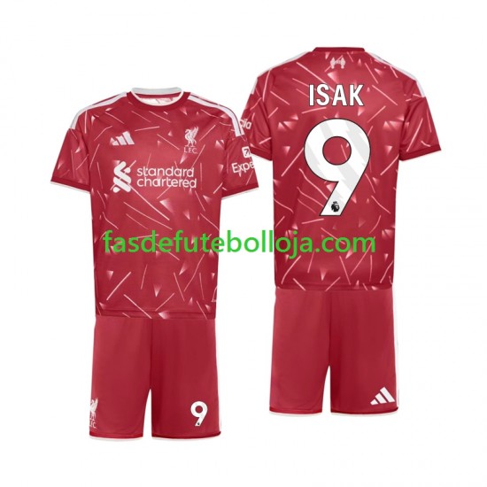 Camisola 1º Equipamento Liverpool Alexander Isak 9 2026-2027 Manga Curta ,Criança Camisola 1º Equipamento Liverpool Alexander Isak 9 2026-2027 Manga Curta ,Criança