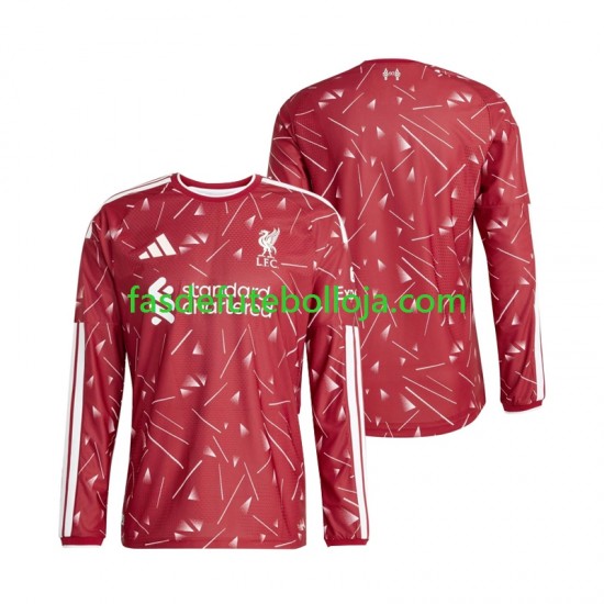 Camisola 1º Equipamento Liverpool 2026-2027 Manga Comprida ,Homem Camisola 1º Equipamento Liverpool 2026-2027 Manga Comprida ,Homem