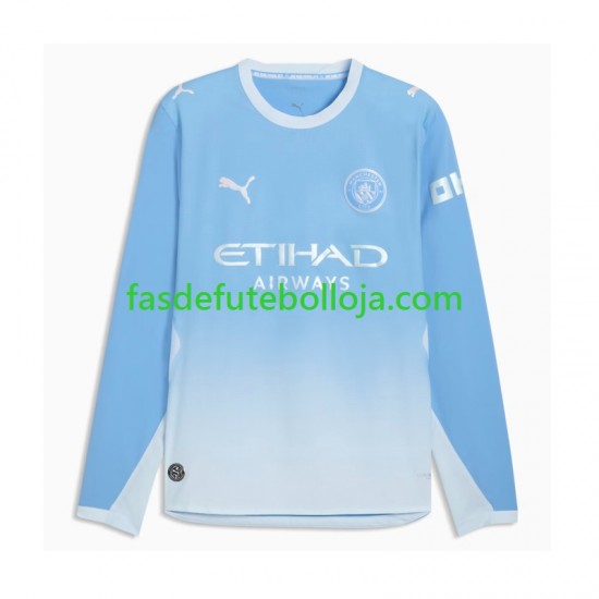 Camisola 1º Equipamento Manchester City 2026-2027 Manga Comprida ,Homem Camisola 1º Equipamento Manchester City 2026-2027 Manga Comprida ,Homem