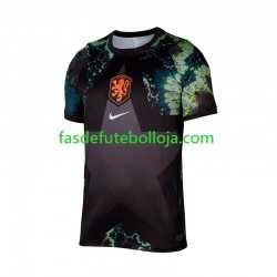 Camisola Guarda-redes 2º Equipamento Seleção Neerlandesa World Cup 2026 Manga Curta ,Homem