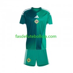 Camisola 1º Equipamento Seleção Norte-Irlandesa 2026 Manga Curta ,Criança