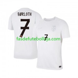 Camisola 3º Equipamento Seleção Norueguesa Alexander Sorloth 7 World Cup 2026 Manga Curta ,Homem