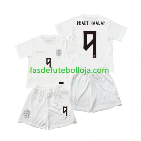 Camisola 3º Equipamento Seleção Norueguesa Braut Haaland 9 World Cup 2026 Manga Curta ,Criança Camisola 3º Equipamento Seleção Norueguesa Braut Haaland 9 World Cup 2026 Manga Curta ,Criança