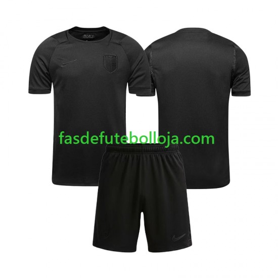 Camisola 2º Equipamento Seleção Norueguesa World Cup 2026 Manga Curta ,Criança