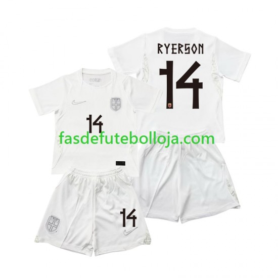 Camisola 3º Equipamento Seleção Norueguesa Julian Ryerson 14 World Cup 2026 Manga Curta ,Criança Camisola 3º Equipamento Seleção Norueguesa Julian Ryerson 14 World Cup 2026 Manga Curta ,Criança