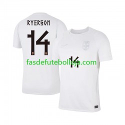 Camisola 3º Equipamento Seleção Norueguesa Julian Ryerson 14 World Cup 2026 Manga Curta ,Homem Camisola 3º Equipamento Seleção Norueguesa Julian Ryerson 14 World Cup 2026 Manga Curta ,Homem