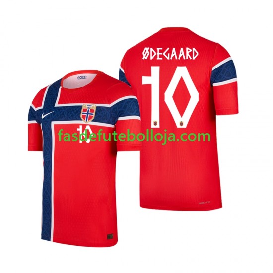 Camisola 1º Equipamento Seleção Norueguesa Martin Odegaard 10 World Cup 2026 Manga Curta ,Homem Camisola 1º Equipamento Seleção Norueguesa Martin Odegaard 10 World Cup 2026 Manga Curta ,Homem