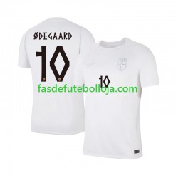 Camisola 3º Equipamento Seleção Norueguesa Martin Odegaard 10 World Cup 2026 Manga Curta ,Homem
